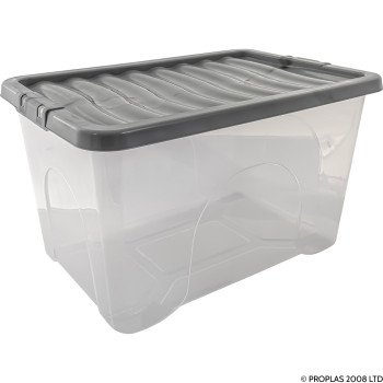 65L Clip Lid Storage Box