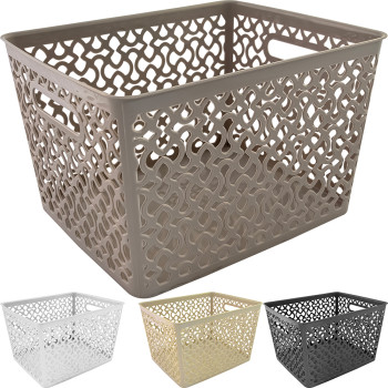 Large Pattern Basket