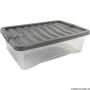 32L Clip Lid Under Bed Storage Box